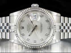 Rolex Datejust 36 Jubilee Diamonds Silver/Argento 16234